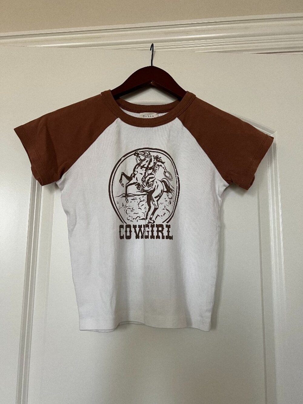 Urban Outfitters Inspireds Cowgirl Graphic Baby Tee | Western | Size X Small